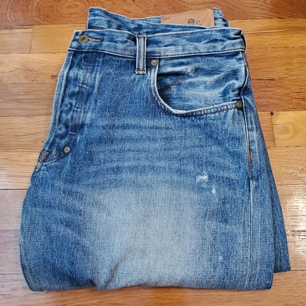 PRPS Mens Distressed Denim Jeans